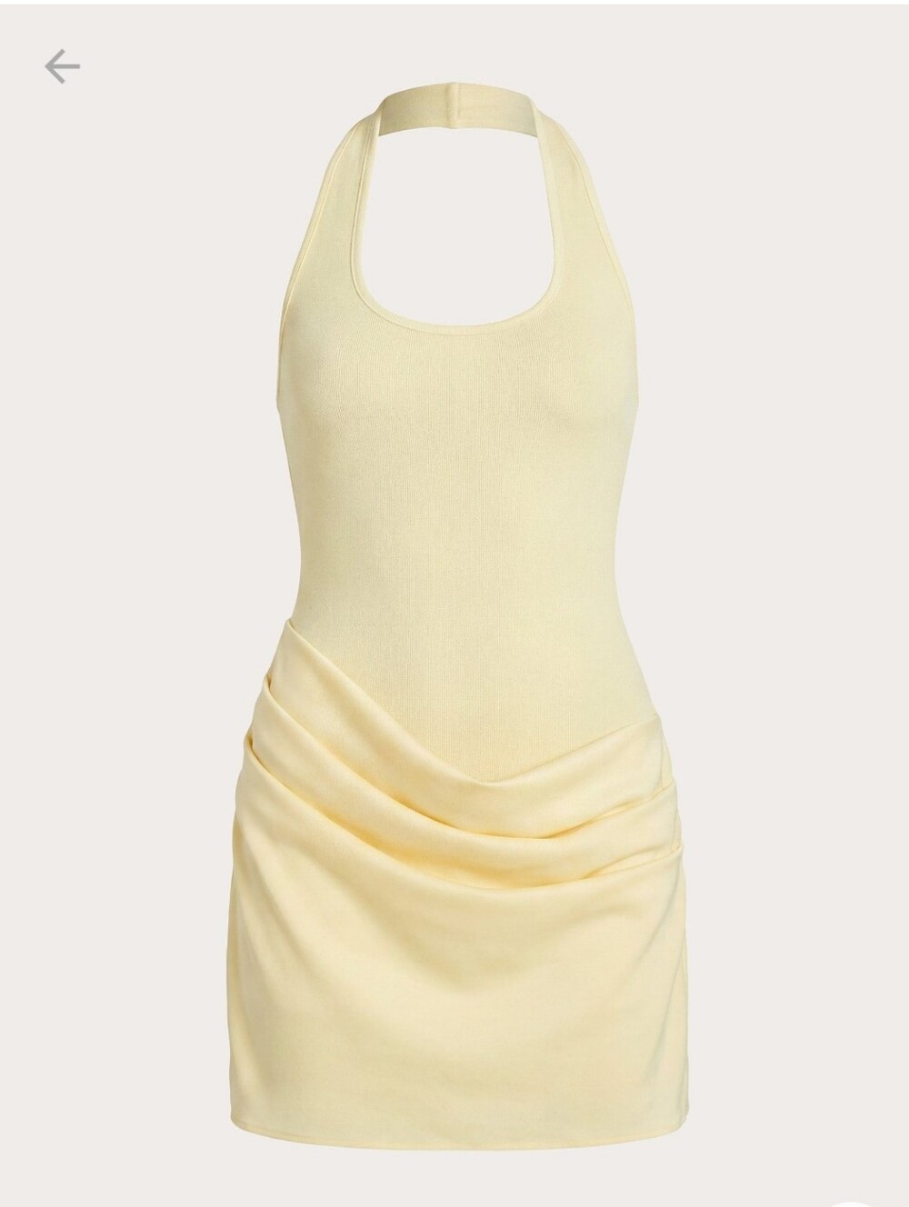 Deena Yellow Mini Skirt